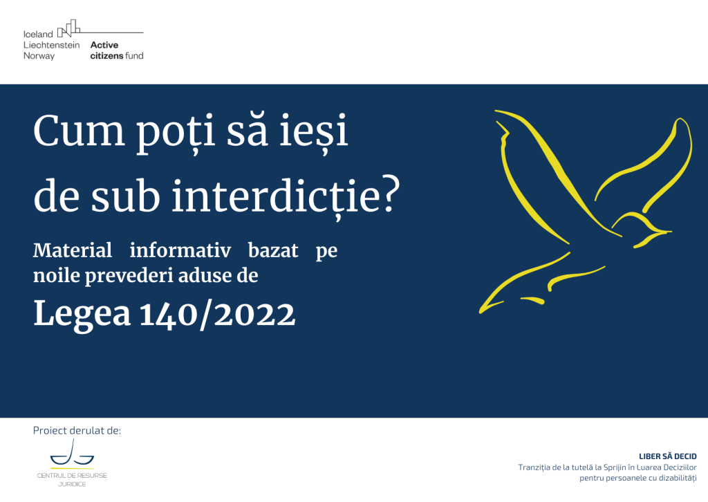 imafine și text. Textul spune: "cum poți să ieși de sub interdicție?"