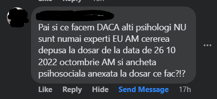 O persoană cu dizabilități spune că nu sunt psihologi și că așteaptă deja din octombrie.